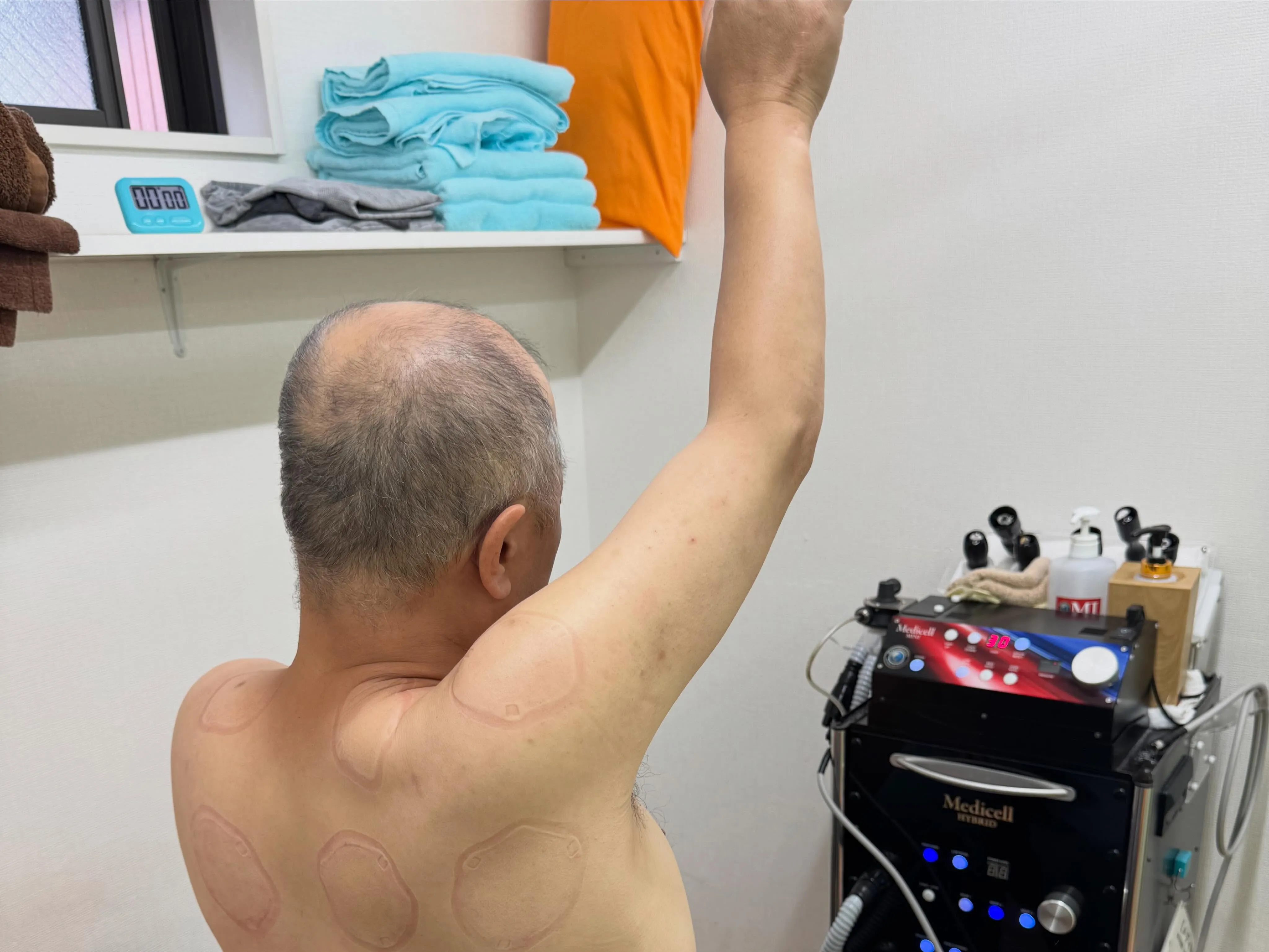 肩が楽に上がるようになりました!