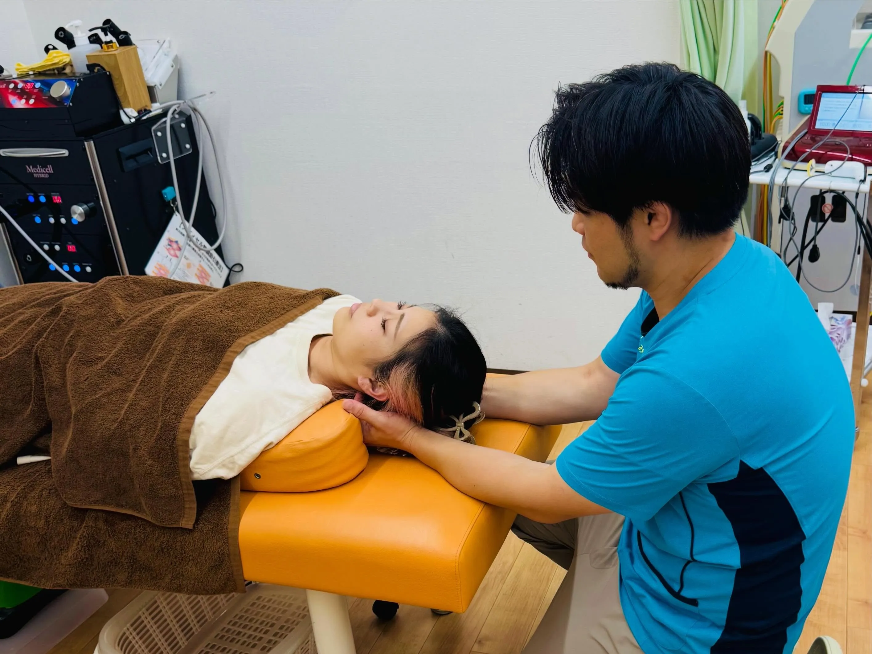 首肩スッキリ軽くなった！